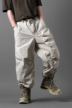 画像をギャラリービューアに読み込む, Ten c CARGO TROUSERS / GARMENT DYED LIGHT NYLON TACTEL MID LAYER (BEIGE)