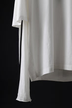 画像をギャラリービューアに読み込む, thom/krom OVERSIZED LAYER PIPING SLEEVE TEE / COTTON JERSEY (CREAM)