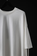 画像をギャラリービューアに読み込む, thom/krom OVERSIZED LAYER PIPING SLEEVE TEE / COTTON JERSEY (CREAM)