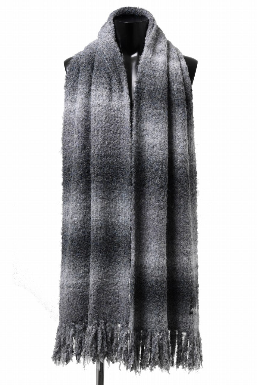 画像をギャラリービューアに読み込む, TARO HORIUCHI / th products Inflated Scarf / 1/4.5 kasuri loop knit (mono)