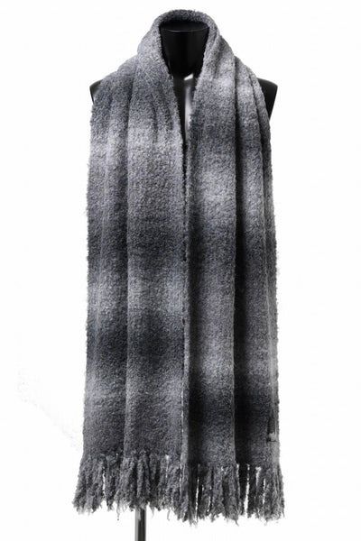 th products Inflated Scarf / 1/4.5 kasuri loop knit (mono)