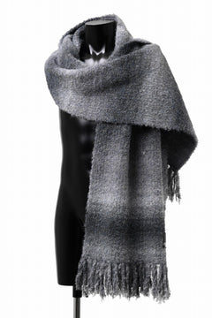 画像をギャラリービューアに読み込む, TARO HORIUCHI / th products Inflated Scarf / 1/4.5 kasuri loop knit (mono)