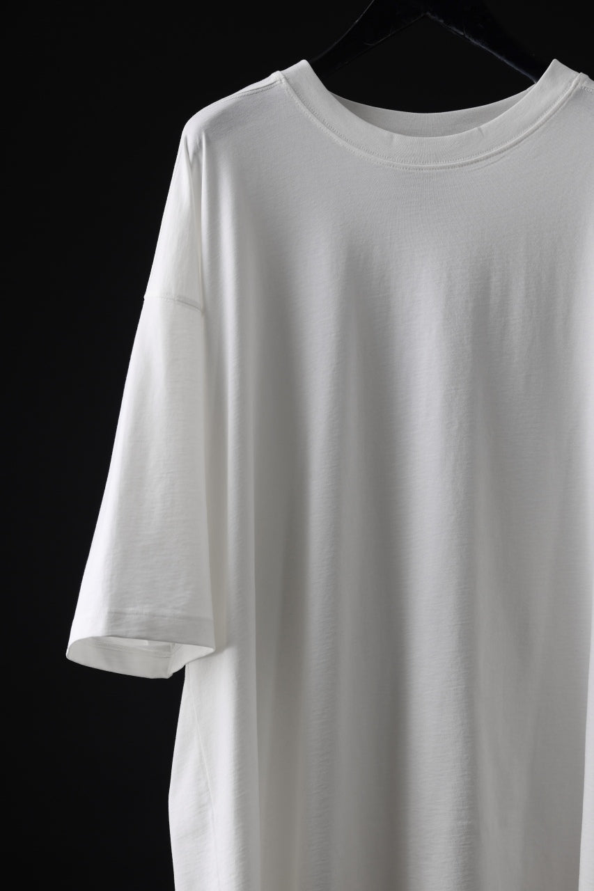 画像をギャラリービューアに読み込む, thom/krom RELAXED FIT SHORT SLEEVE TEE / COTTON JERSEY (CREAM)