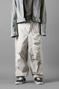 画像をギャラリービューアに読み込む, Ten c CARGO TROUSERS / GARMENT DYED LIGHT NYLON TACTEL MID LAYER (BEIGE)