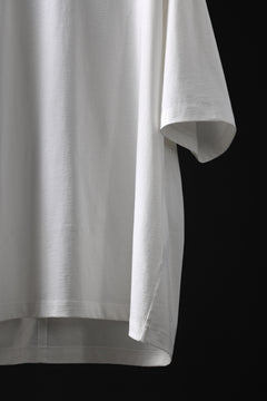 画像をギャラリービューアに読み込む, thom/krom RELAXED FIT SHORT SLEEVE TEE / COTTON JERSEY (CREAM)