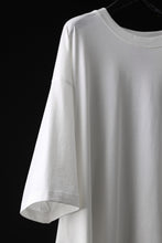 画像をギャラリービューアに読み込む, thom/krom RELAXED FIT SHORT SLEEVE TEE / COTTON JERSEY (CREAM)