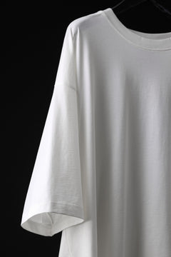 画像をギャラリービューアに読み込む, thom/krom RELAXED FIT SHORT SLEEVE TEE / COTTON JERSEY (CREAM)