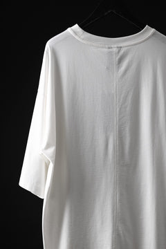 画像をギャラリービューアに読み込む, thom/krom RELAXED FIT SHORT SLEEVE TEE / COTTON JERSEY (CREAM)