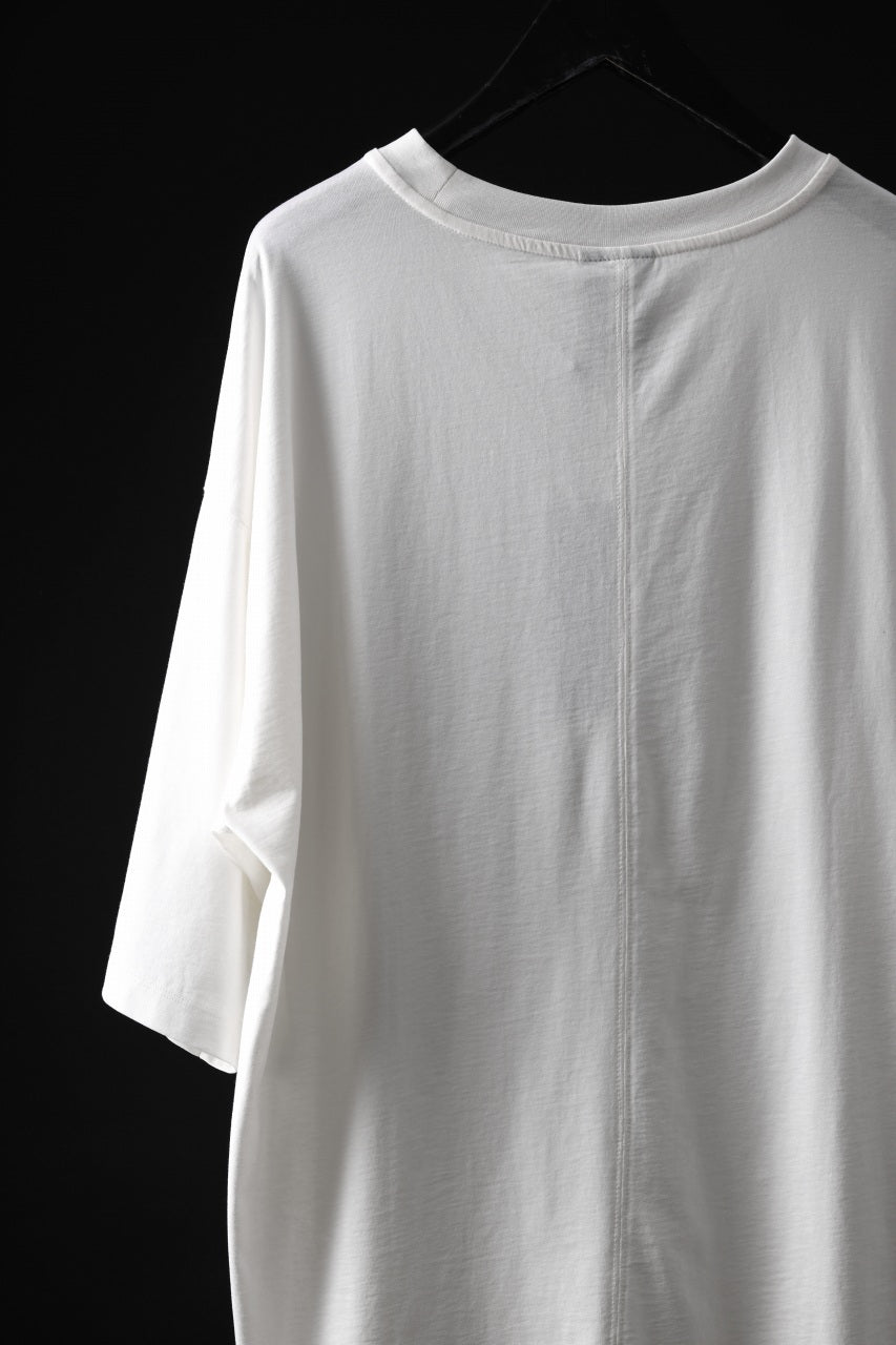 画像をギャラリービューアに読み込む, thom/krom RELAXED FIT SHORT SLEEVE TEE / COTTON JERSEY (CREAM)