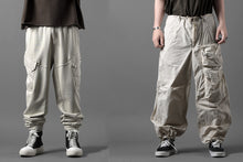 画像をギャラリービューアに読み込む, Ten c CARGO TROUSERS / GARMENT DYED LIGHT NYLON TACTEL MID LAYER (BEIGE)