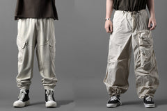 画像をギャラリービューアに読み込む, Ten c CARGO TROUSERS / GARMENT DYED LIGHT NYLON TACTEL MID LAYER (BEIGE)