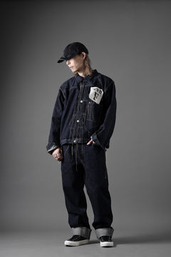 画像をギャラリービューアに読み込む, FULLCOUNT WWⅡ Model Brown Cotton Denim Pants / 13.7oz Zimbabwe Selvedge Denim (INDIGO BLUE / ONE WASHED)