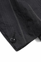 画像をギャラリービューアに読み込む, KLASICA exclusive "KLING" SINGLE LAYER 3 POCKET BLAZER / LIGHT WEIGHT DARK RANDOM STRIPE RAMIE (IRON STRIPES)