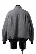 画像をギャラリービューアに読み込む, TARO HORIUCHI / th products 3D Collar MA-1 / herringbone tweed (gray)
