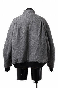 画像をギャラリービューアに読み込む, th products 3D Collar MA-1 / herringbone tweed (gray)