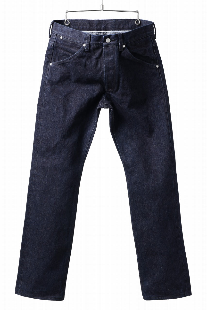 Load image into Gallery viewer, ISAMU KATAYAMA BACKLASH xx Wrangler 19oz ORIGINAL SELVEDGE DENIM PANTS (INDIGO)