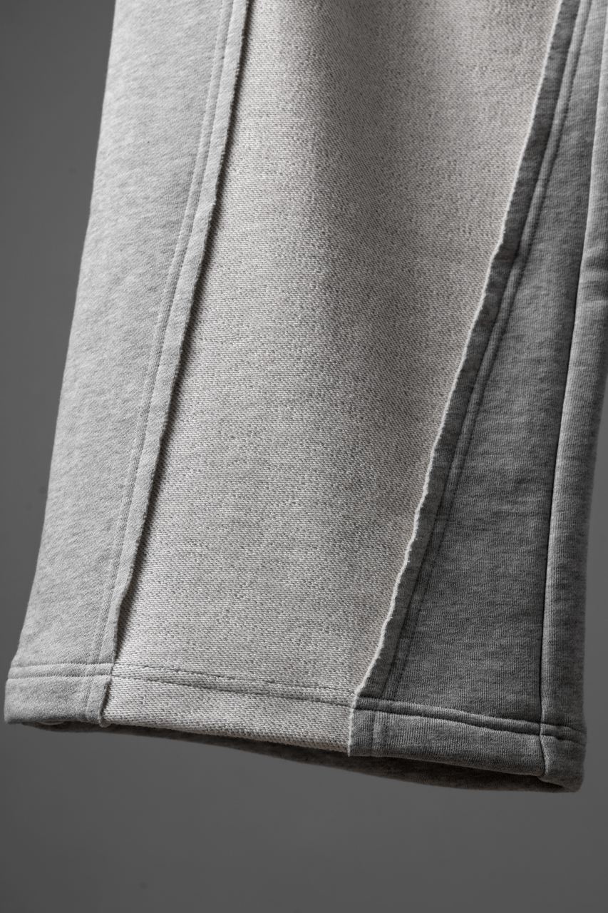 画像をギャラリービューアに読み込む, Feng Chen Wang PANELLED STRAIGHT SWEATPANTS (GREY)