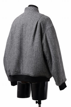 画像をギャラリービューアに読み込む, TARO HORIUCHI / th products 3D Collar MA-1 / herringbone tweed (gray)