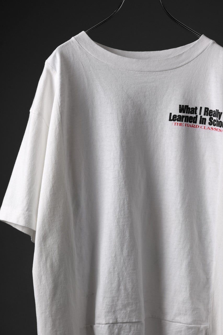 画像をギャラリービューアに読み込む, CHANGES x LOOM exclusive VINTAGE REMAKE T-SHIRT - new edition (WHITE #I)