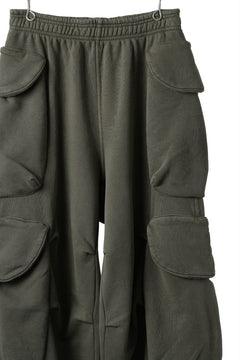 画像をギャラリービューアに読み込む, entire studios HEAVY GOCAR SWEAT PANTS (MILITARY)
