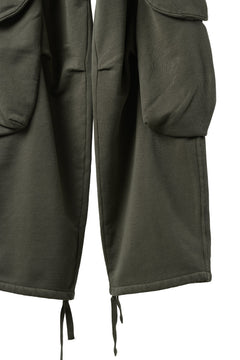 画像をギャラリービューアに読み込む, entire studios HEAVY GOCAR SWEAT PANTS (MILITARY)