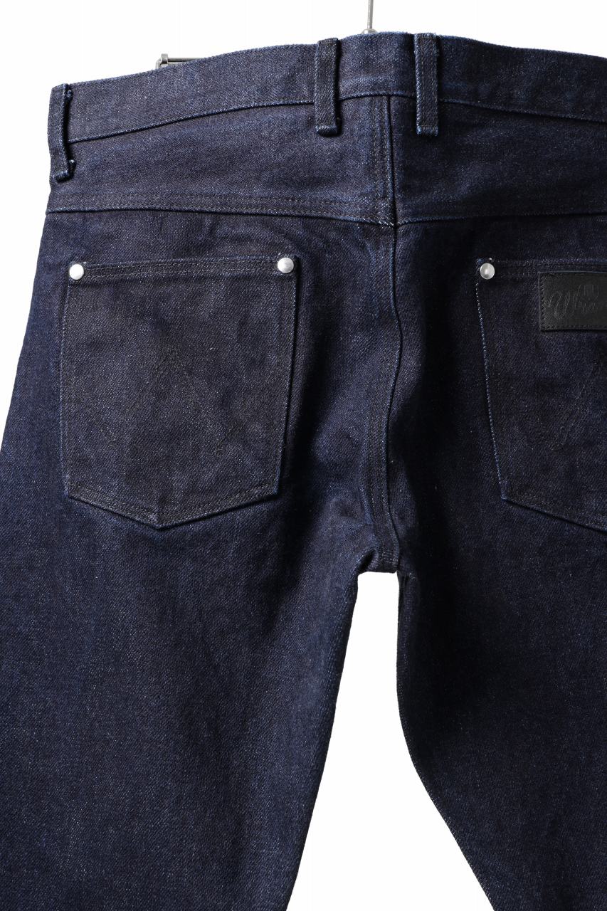 Load image into Gallery viewer, ISAMU KATAYAMA BACKLASH xx Wrangler 19oz ORIGINAL SELVEDGE DENIM PANTS (INDIGO)