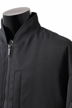 画像をギャラリービューアに読み込む, TARO HORIUCHI / th products 3D Collar MA-1 / wool gabardine (black)