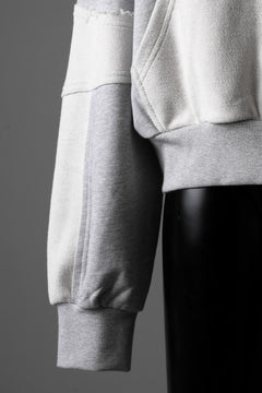 画像をギャラリービューアに読み込む, Feng Chen Wang PANELLED FULL ZIP HOODIE (GREY)