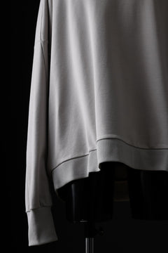 画像をギャラリービューアに読み込む, thom/krom EXTRA OVERSIZED FIT HOODIE / ELASTIC COTTON SWEAT (SILVER)