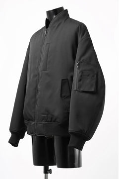 画像をギャラリービューアに読み込む, TARO HORIUCHI / th products 3D Collar MA-1 / wool gabardine (black)