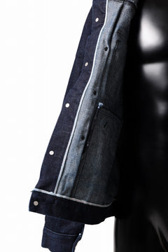 Load image into Gallery viewer, ISAMU KATAYAMA BACKLASH xx Wrangler 19oz ORIGINAL SELVEDGE DENIM JACKET (INDIGO)
