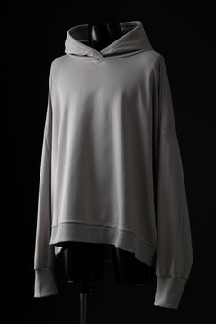 画像をギャラリービューアに読み込む, thom/krom EXTRA OVERSIZED FIT HOODIE / ELASTIC COTTON SWEAT (SILVER)