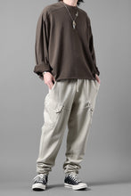 画像をギャラリービューアに読み込む, Ten c SWEAT PANTS / GARMENT DYED DIRECT FIXED DIAGONAL FLEECE + OJJ 11oz (BEIGE)