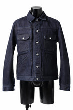 Load image into Gallery viewer, ISAMU KATAYAMA BACKLASH xx Wrangler 19oz ORIGINAL SELVEDGE DENIM JACKET (INDIGO)