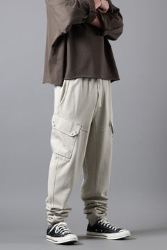 画像をギャラリービューアに読み込む, Ten c SWEAT PANTS / GARMENT DYED DIRECT FIXED DIAGONAL FLEECE + OJJ 11oz (BEIGE)