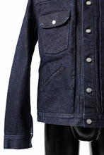Load image into Gallery viewer, ISAMU KATAYAMA BACKLASH xx Wrangler 19oz ORIGINAL SELVEDGE DENIM JACKET (INDIGO)