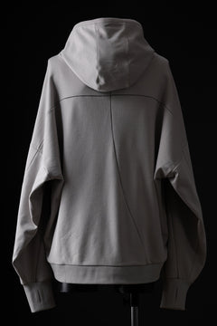 画像をギャラリービューアに読み込む, thom/krom EXTRA OVERSIZED FIT HOODIE / ELASTIC COTTON SWEAT (SILVER)