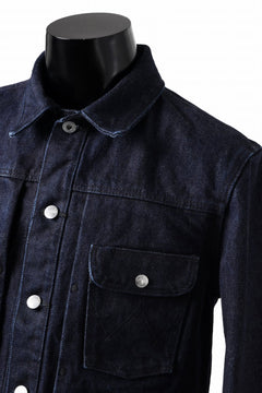 Load image into Gallery viewer, ISAMU KATAYAMA BACKLASH xx Wrangler 19oz ORIGINAL SELVEDGE DENIM JACKET (INDIGO)