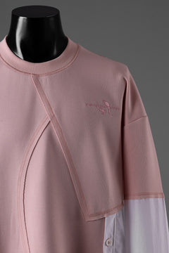 画像をギャラリービューアに読み込む, Feng Chen Wang MULTIPLE PANELLED SWEATER (PINK)