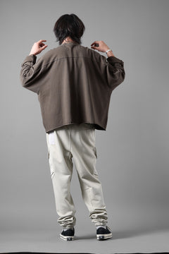 画像をギャラリービューアに読み込む, Ten c SWEAT PANTS / GARMENT DYED DIRECT FIXED DIAGONAL FLEECE + OJJ 11oz (BEIGE)