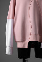 画像をギャラリービューアに読み込む, Feng Chen Wang MULTIPLE PANELLED SWEATER (PINK)