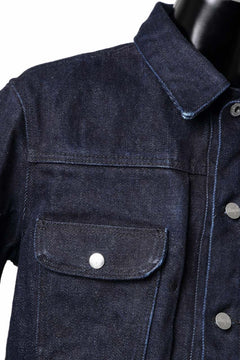 Load image into Gallery viewer, ISAMU KATAYAMA BACKLASH xx Wrangler 19oz ORIGINAL SELVEDGE DENIM JACKET (INDIGO)
