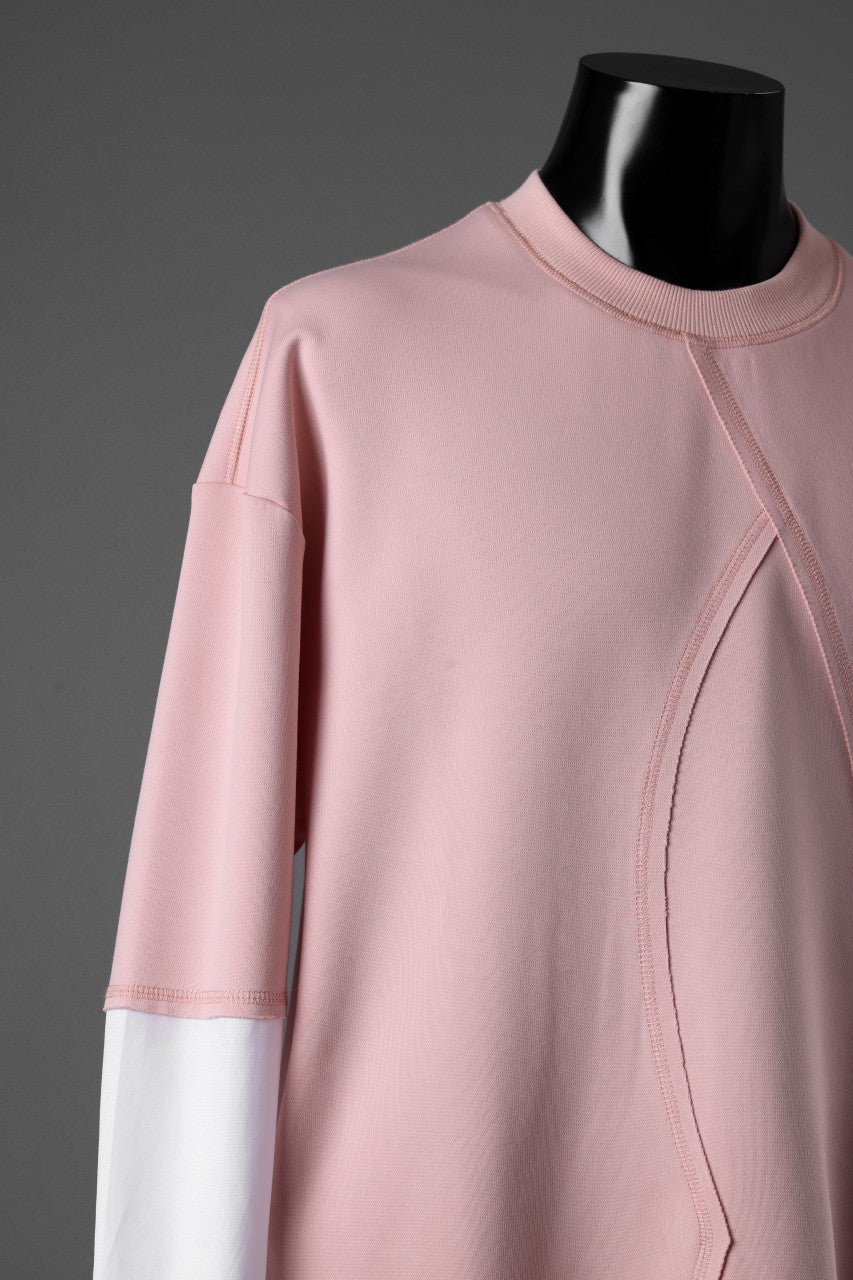 Feng Chen Wang MULTIPLE PANELLED SWEATER (PINK)