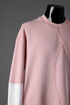 画像をギャラリービューアに読み込む, Feng Chen Wang MULTIPLE PANELLED SWEATER (PINK)