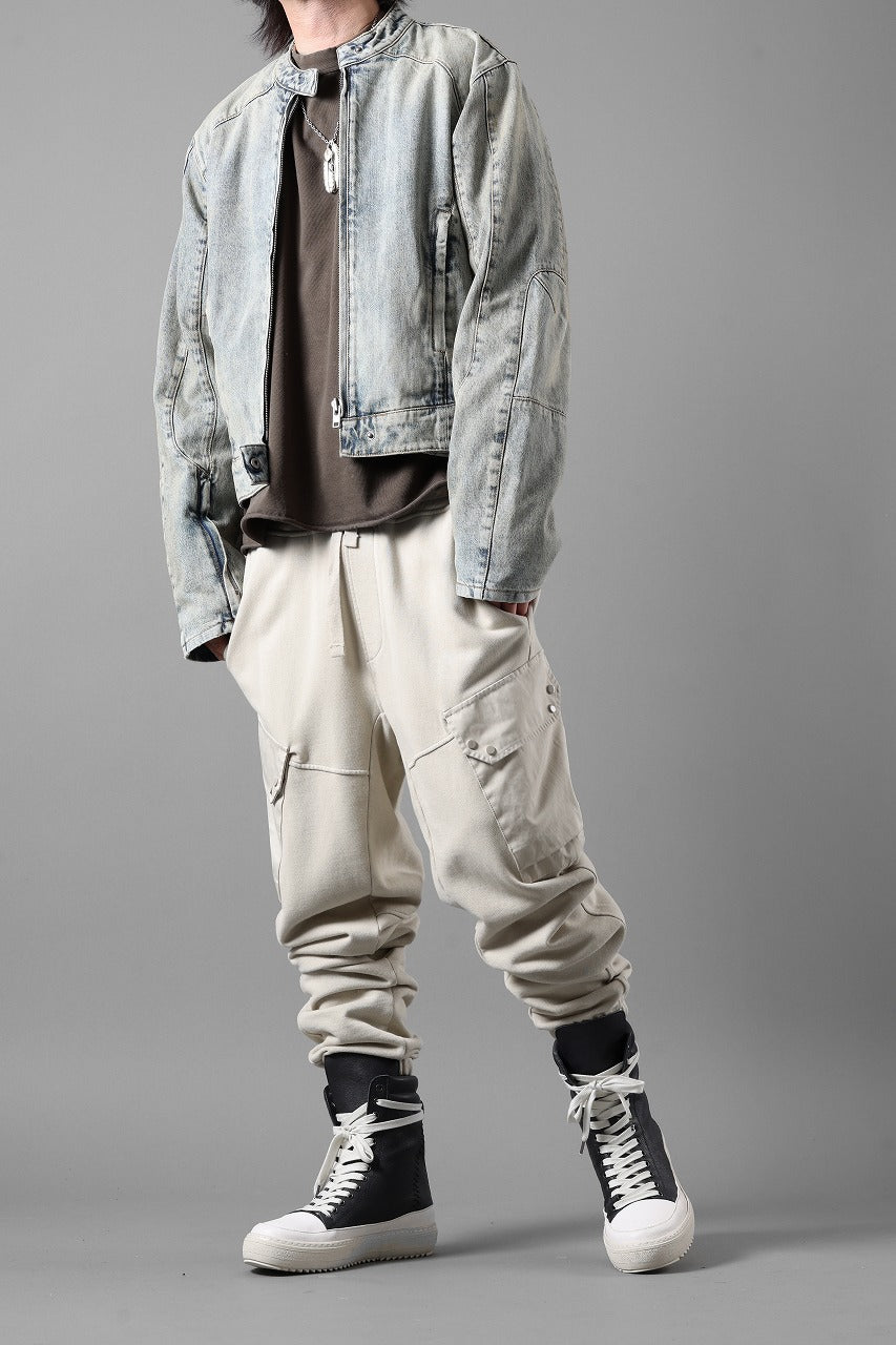 画像をギャラリービューアに読み込む, Ten c SWEAT PANTS / GARMENT DYED DIRECT FIXED DIAGONAL FLEECE + OJJ 11oz (BEIGE)