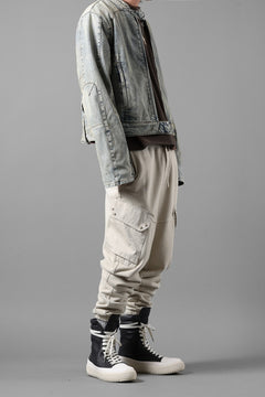 画像をギャラリービューアに読み込む, Ten c SWEAT PANTS / GARMENT DYED DIRECT FIXED DIAGONAL FLEECE + OJJ 11oz (BEIGE)