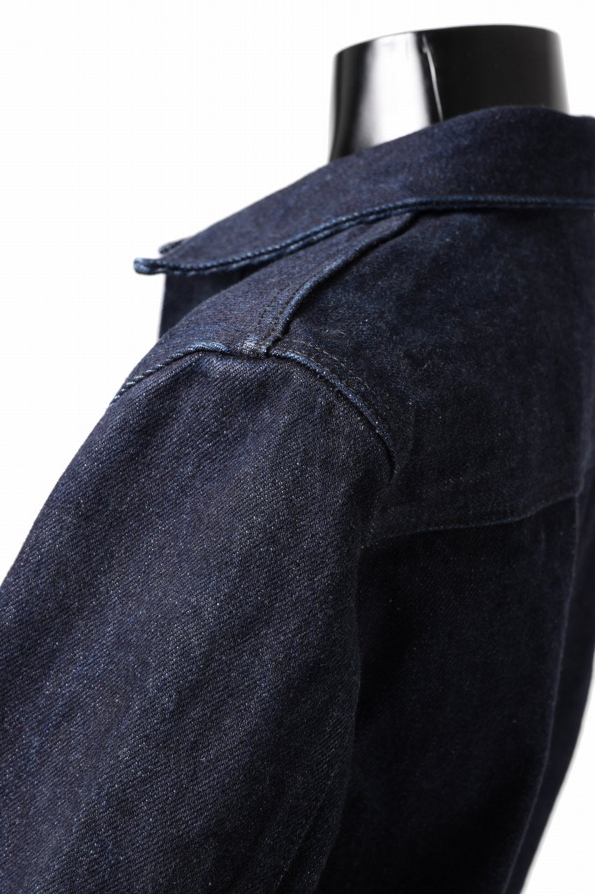 Load image into Gallery viewer, ISAMU KATAYAMA BACKLASH xx Wrangler 19oz ORIGINAL SELVEDGE DENIM JACKET (INDIGO)