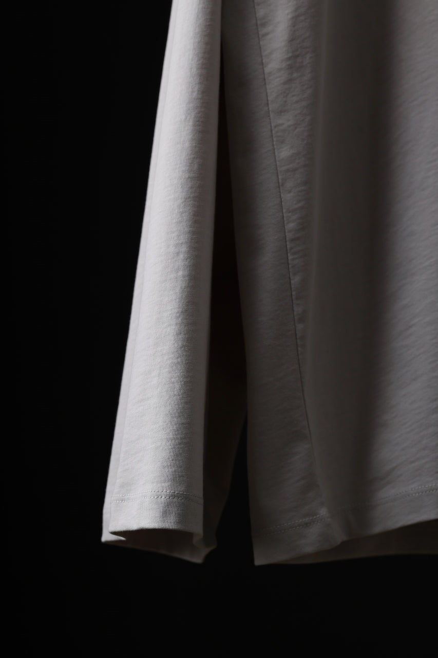 画像をギャラリービューアに読み込む, thom/krom OVERSIZED WIDE LONG SLEEVE TEE / COTTON JERSEY (SILVER)