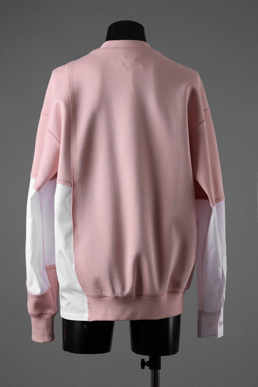 画像をギャラリービューアに読み込む, Feng Chen Wang MULTIPLE PANELLED SWEATER (PINK)