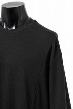 画像をギャラリービューアに読み込む, A.F ARTEFACT FLAP-DETAIL COMBINATION TOPS (BLACK)